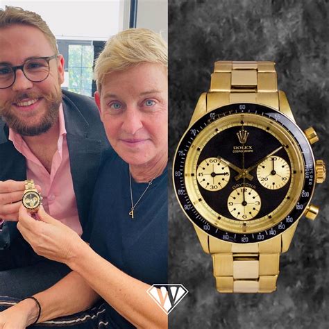 ellen degeneres rolex collection|ellen Rolex review.